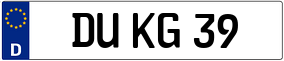 Truck License Plate